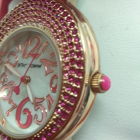 Betsey Johnson New Hot Pink Glittery Watch main image 6